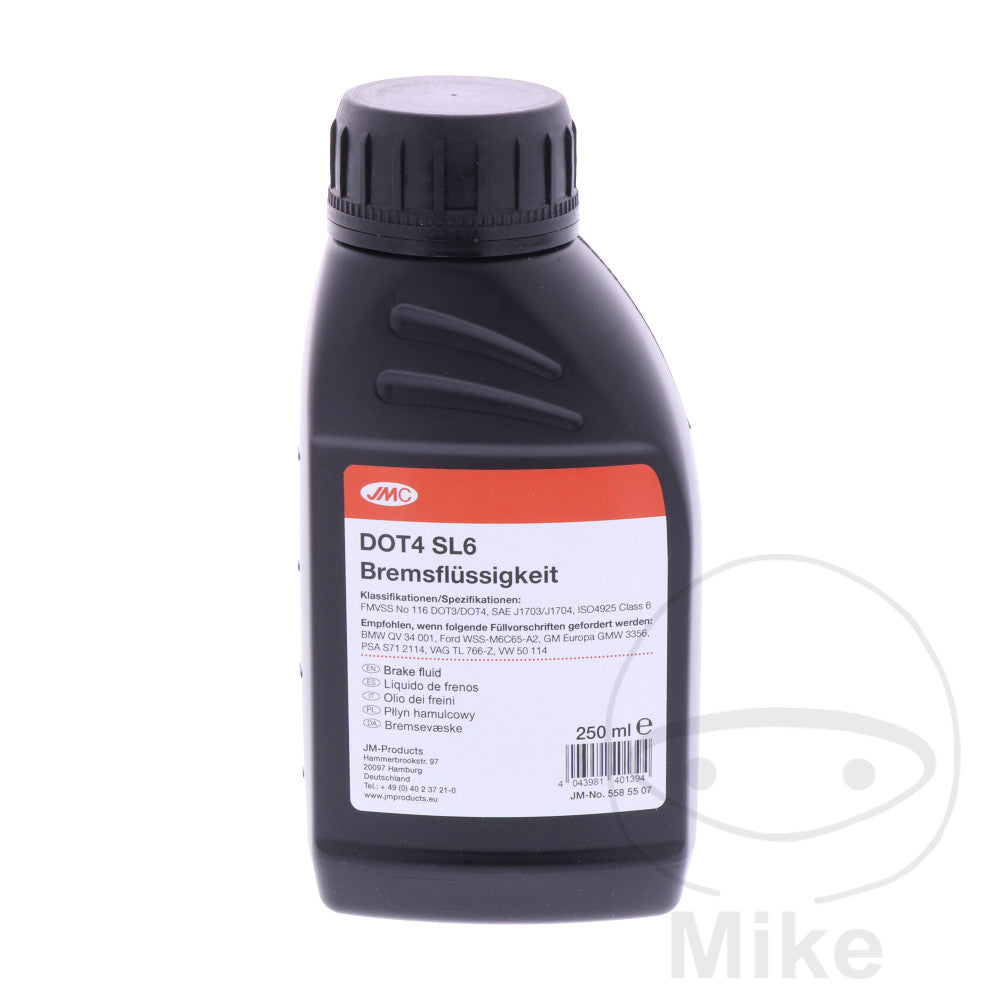 Brake fluid DOT4 SL6 0.25 liters JMC