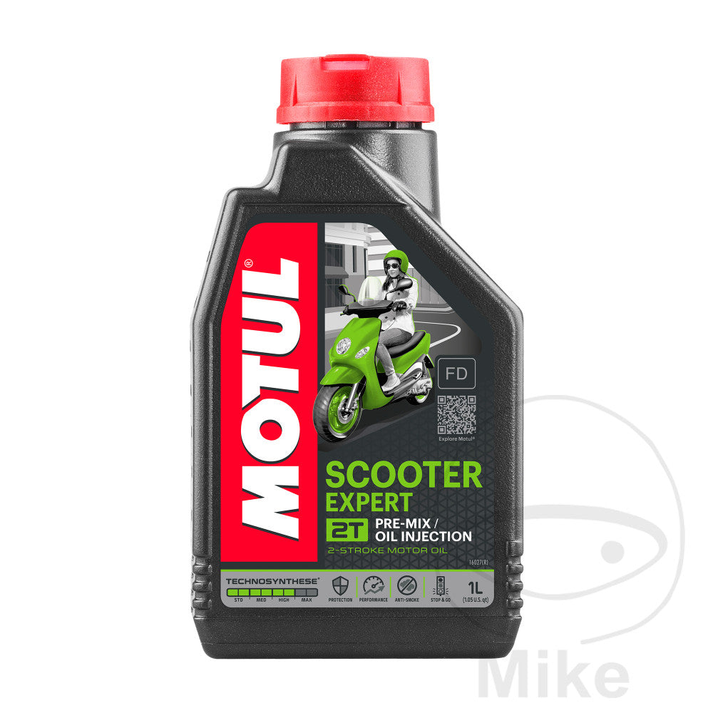 Aceite motor 2T 1 litro Motul HC-Sintético Scooter Expert