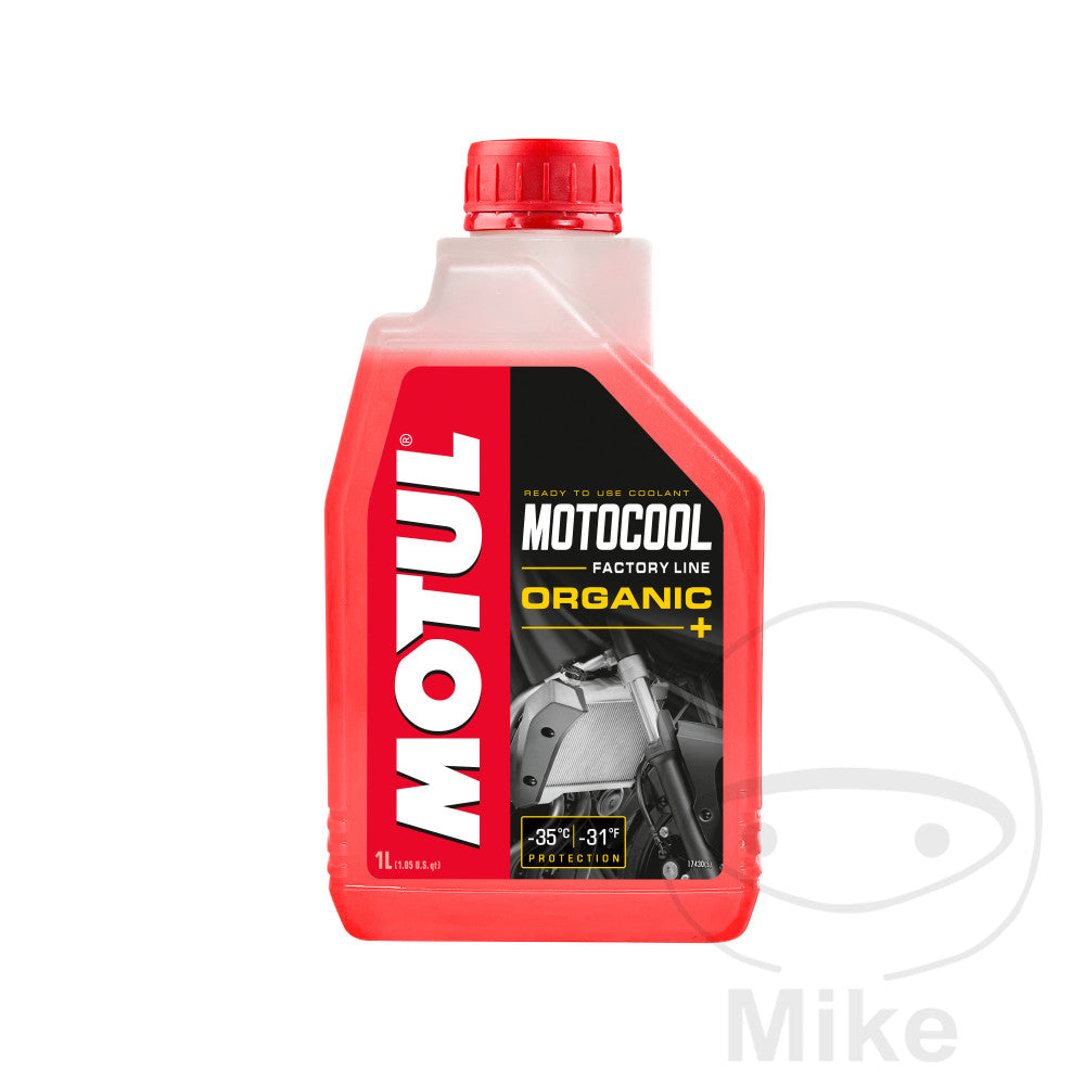 Refrigerante 1 litro Motul rojo Ready Mix MOTOCOOL FL