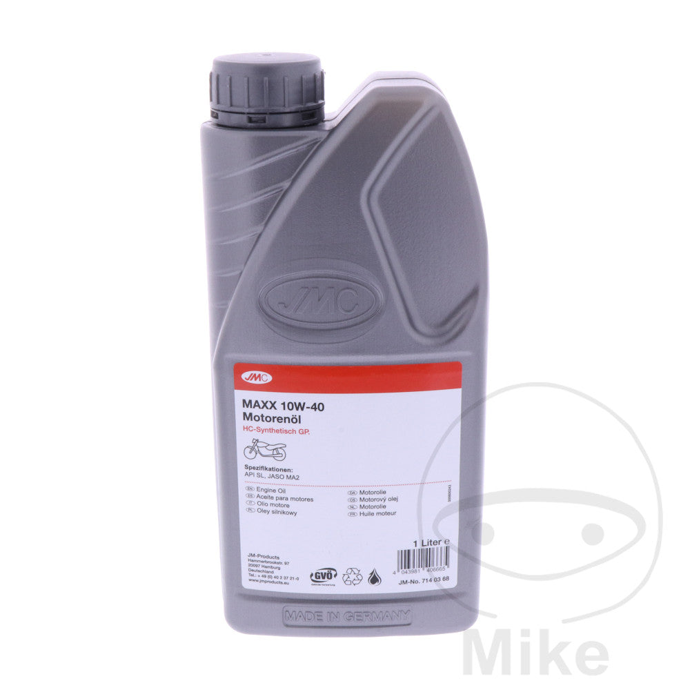 Motor oil 10W40 4T 1 liter JMC Maxx HC-Synthetic