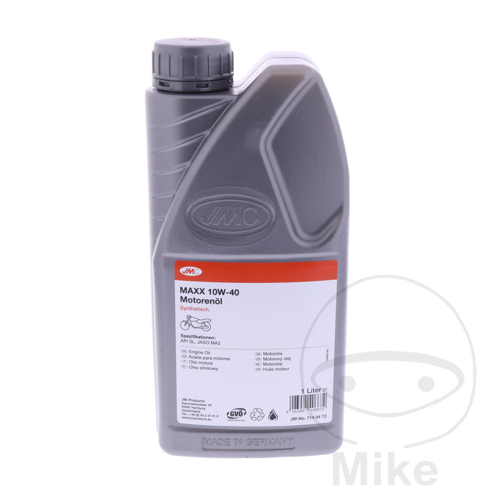 Aceite motor 10W40 4T 1 litro JMC Maxx sintético