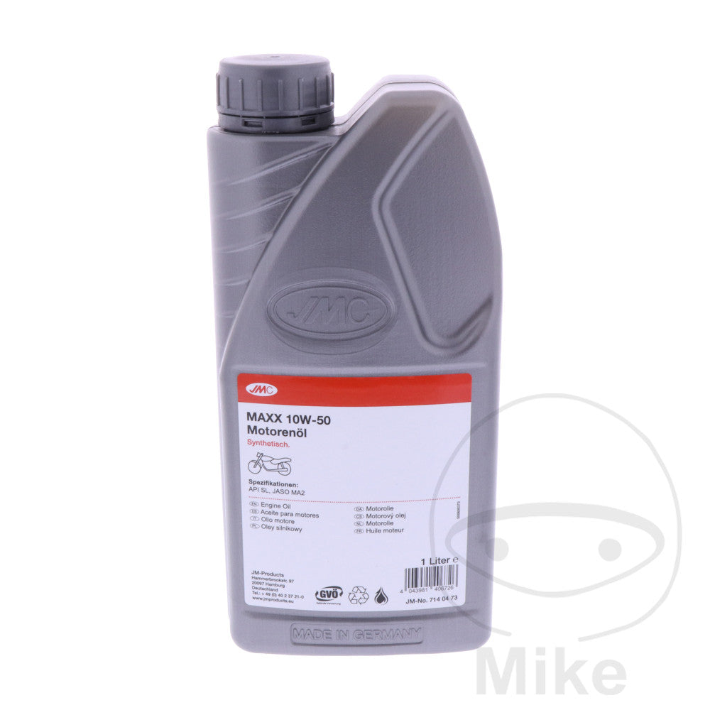 Aceite motor 10W50 4T 1 litro JMC Maxx sintético