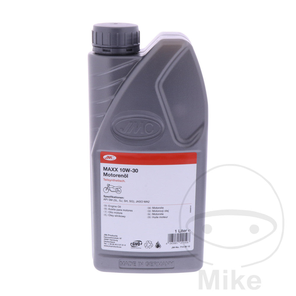 JMC Maxx 10W30 4T 1 liter semi-synthetic engine oil