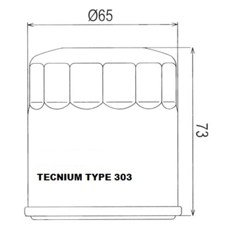 Filtro de aceite TECNIUM - 791805
