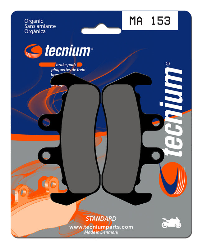 Pastillas de freno Tecnium MA153 Orgánicas