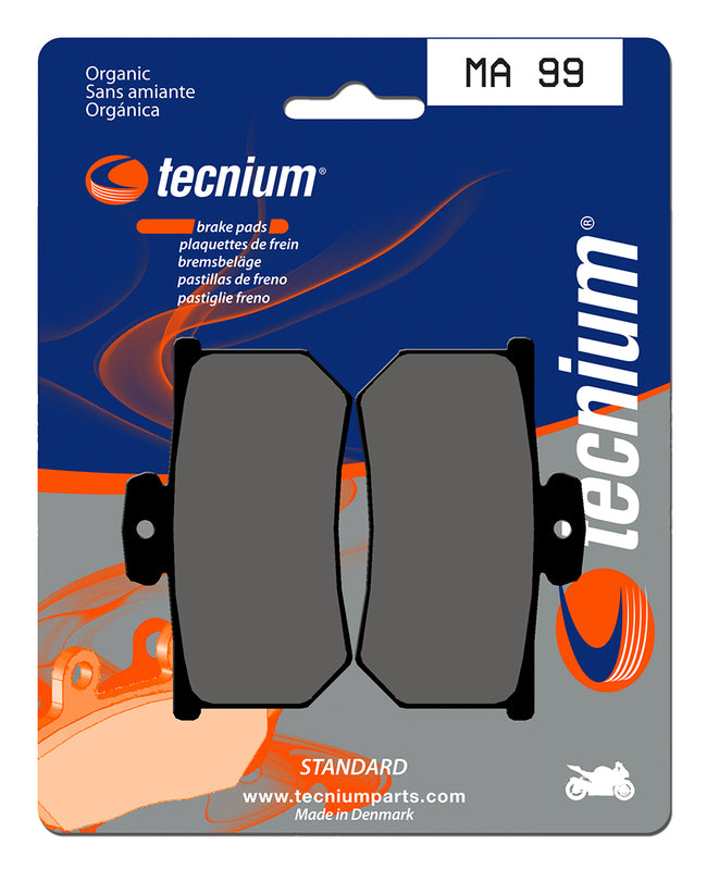 Pastillas de freno Tecnium MA99 Orgánicas