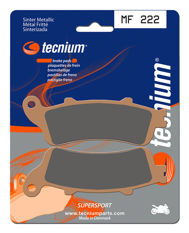 Pastillas de freno Tecnium MF222 Sinterizadas deportivas