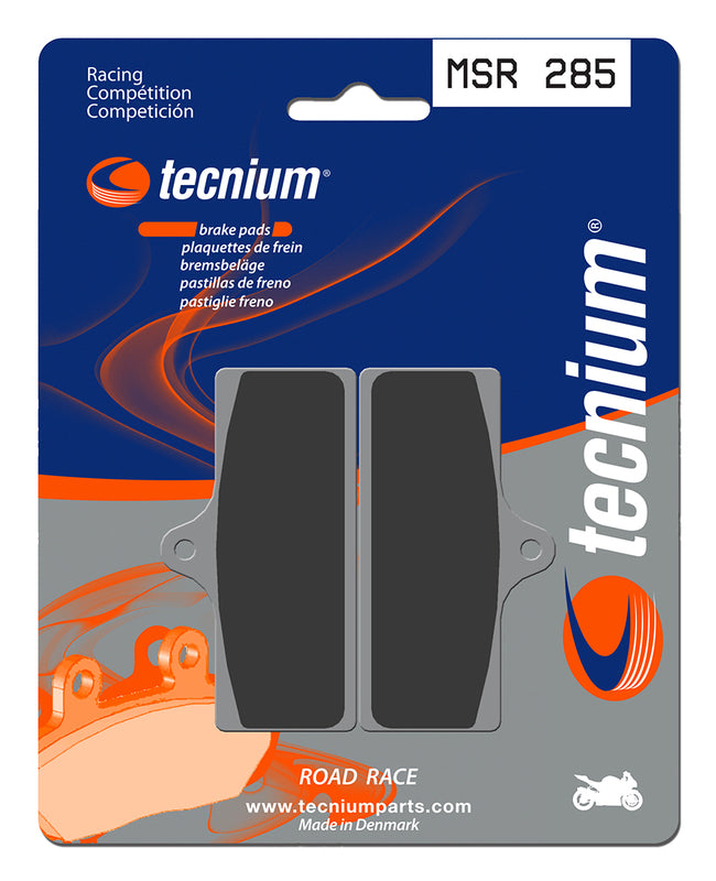 Pastillas de freno Tecnium MSR285 Sinterizadas competición profesional