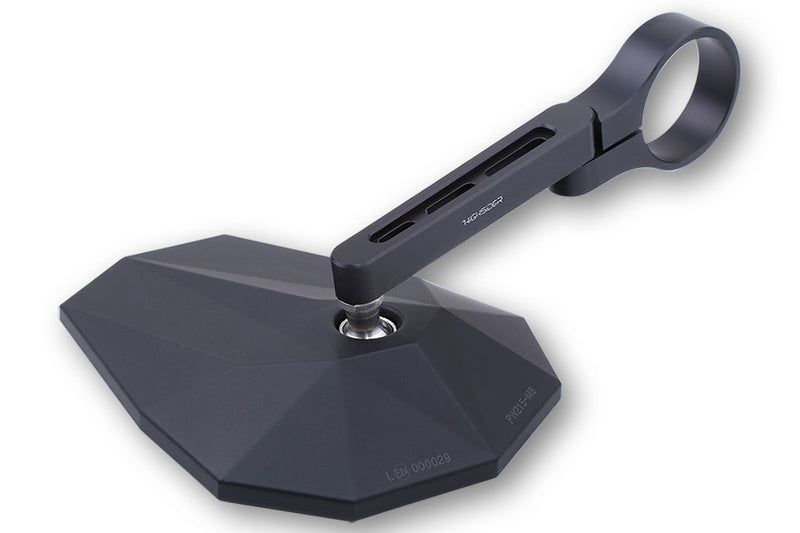 Retrovisor extremo de manillar HIGHSIDER pro Stealth-X5 corto – negro mate – 1 pza