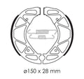 Zapatas de freno TECNIUM Scooter orgánicas - BA209