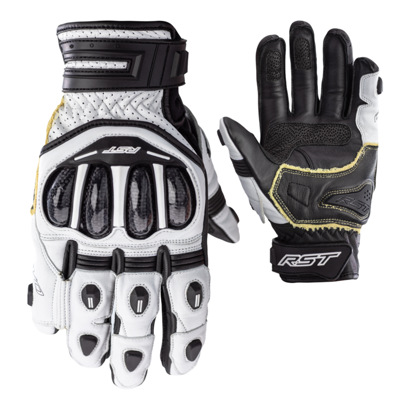 RST Tractech Evo 4 Short – Guante de Piel Racing Corto (Hombre)