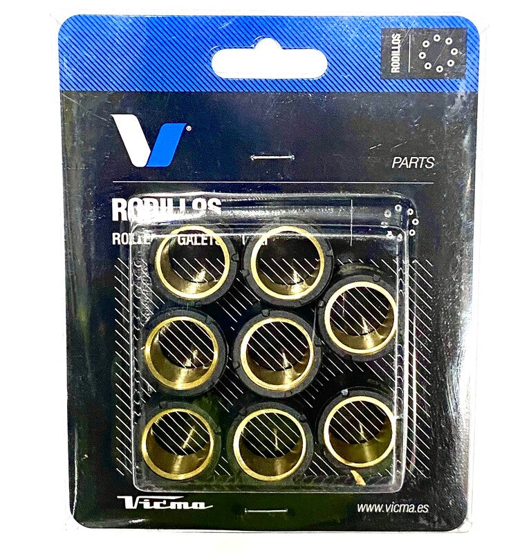 Rodillos de variador TECNIUM 25x17mm 15gr - 8 pcs
