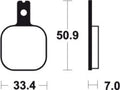 Pastillas de freno Tecnium MA156 Orgánicas