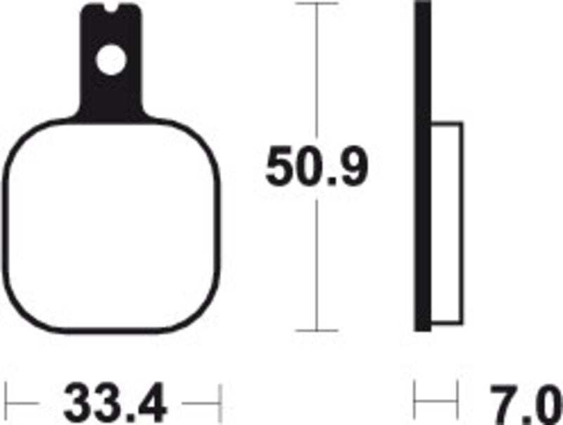 Pastillas de freno Tecnium MA156 Orgánicas