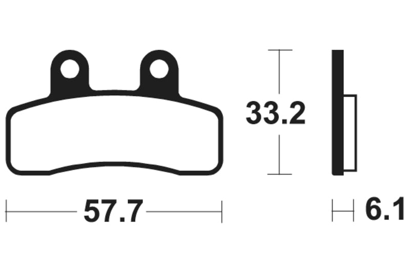Pastillas de freno Tecnium Scooter orgánicas ME382