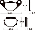 Pastillas de freno Tecnium Scooter orgánicas ME46