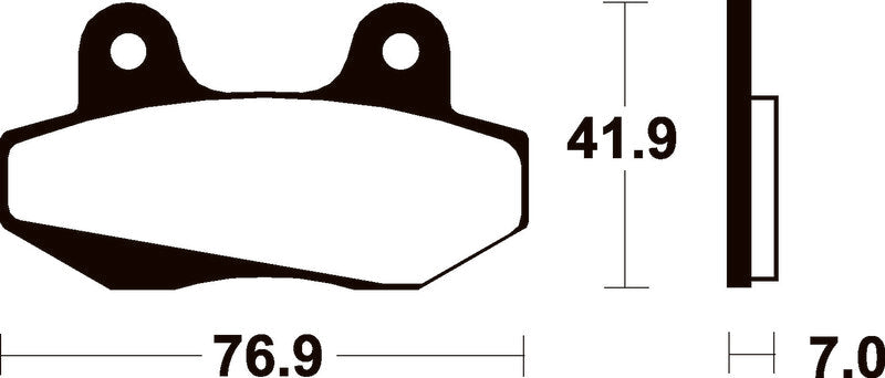 Pastillas de freno Tecnium Scooter orgánicas ME51