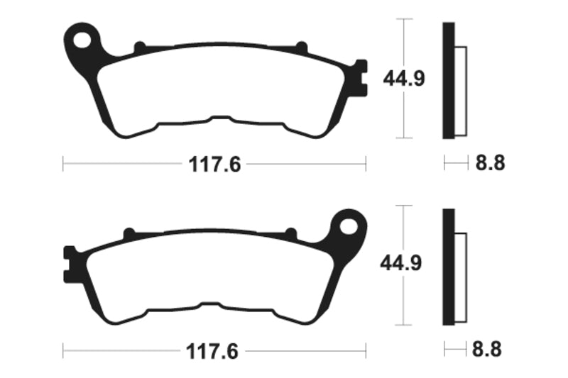 Pastillas de freno Tecnium MF328 Sinterizadas
