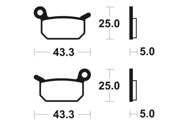 Pastillas de freno Tecnium MO294 Sinterizadas