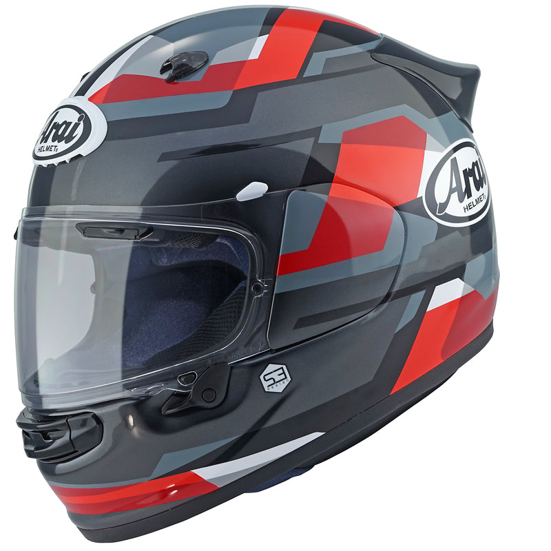 Casco Integral Arai Quantic Abstract Rojo