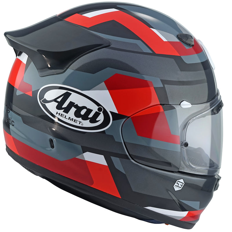Casco Integral Arai Quantic Abstract Rojo