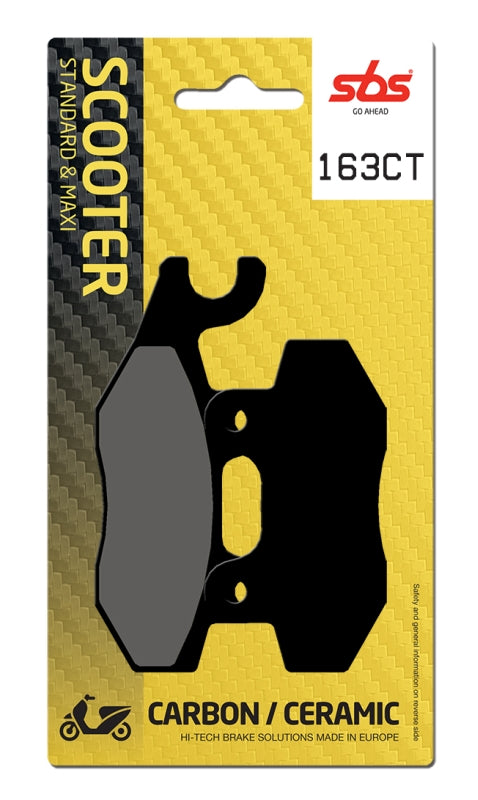 PASTILLA DE FRENO SBS P163-CT delantera
