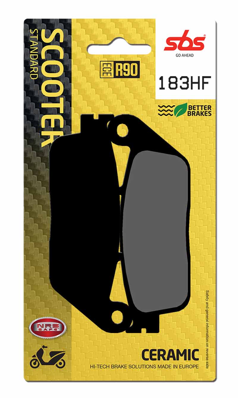 PASTILLA DE FRENO SBS P183-HF delantera