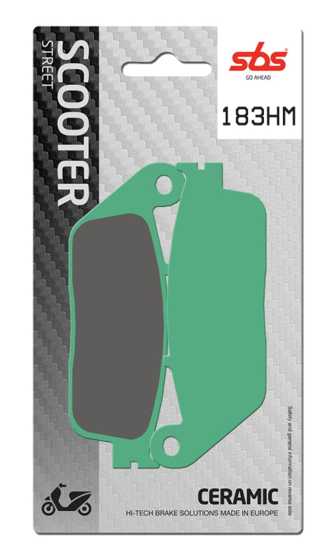PASTILLA DE FRENO SBS P183-HM delantera