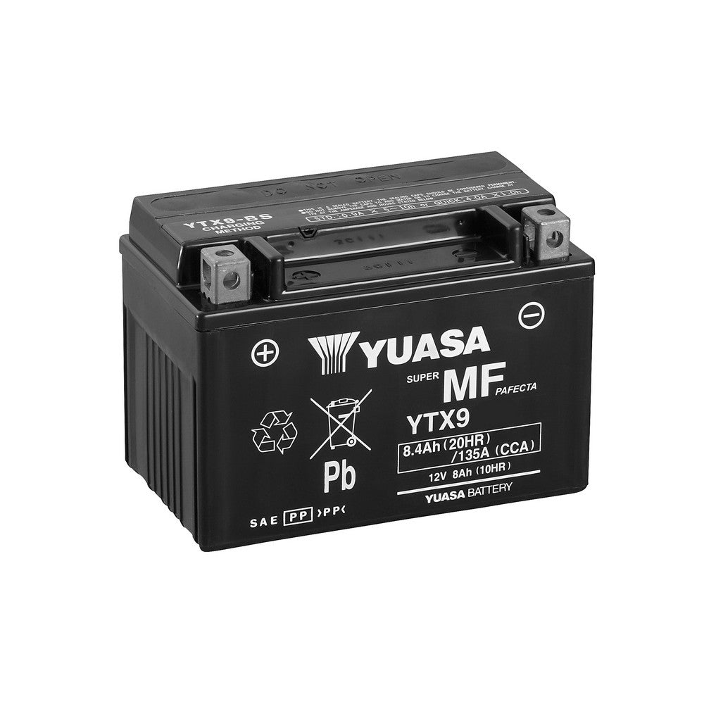 BATERÍA YUASA TIPO SIN MANTENIMIENTO WET CHARGE YTX9 WC (6)