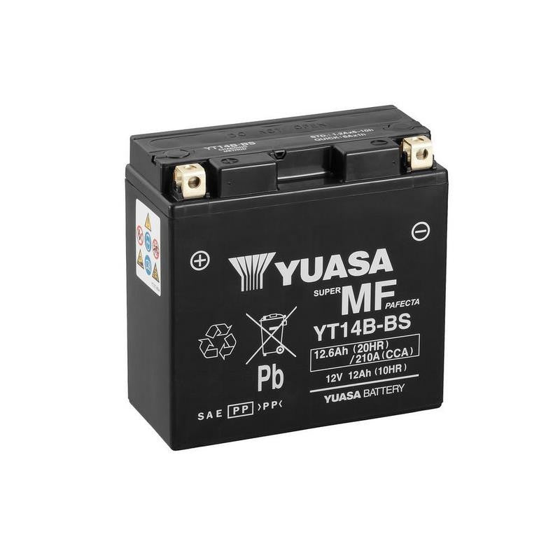 Batería Yuasa Sin Mantenimiento Combi Pack YT14B-BS Cp
