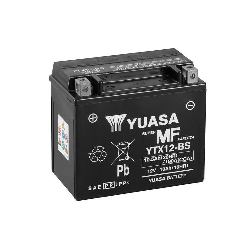 Batería Yuasa Sin Mantenimiento Combi Pack YTX12-BS Cp