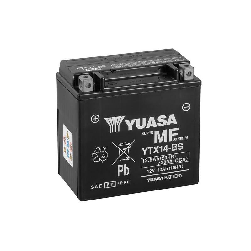 Batería Yuasa Sin Mantenimiento Combi Pack YTX14-BS Cp