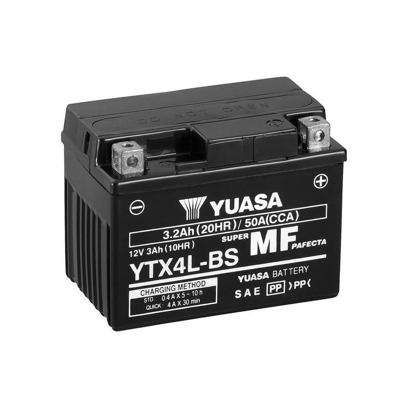 Batería Yuasa Sin Mantenimiento Combi Pack YTX4L-BS Cp