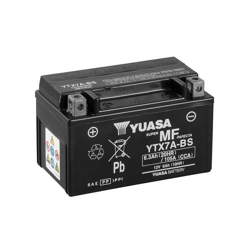 Batería Yuasa Sin Mantenimiento Combi Pack YTX7A-BS Cp