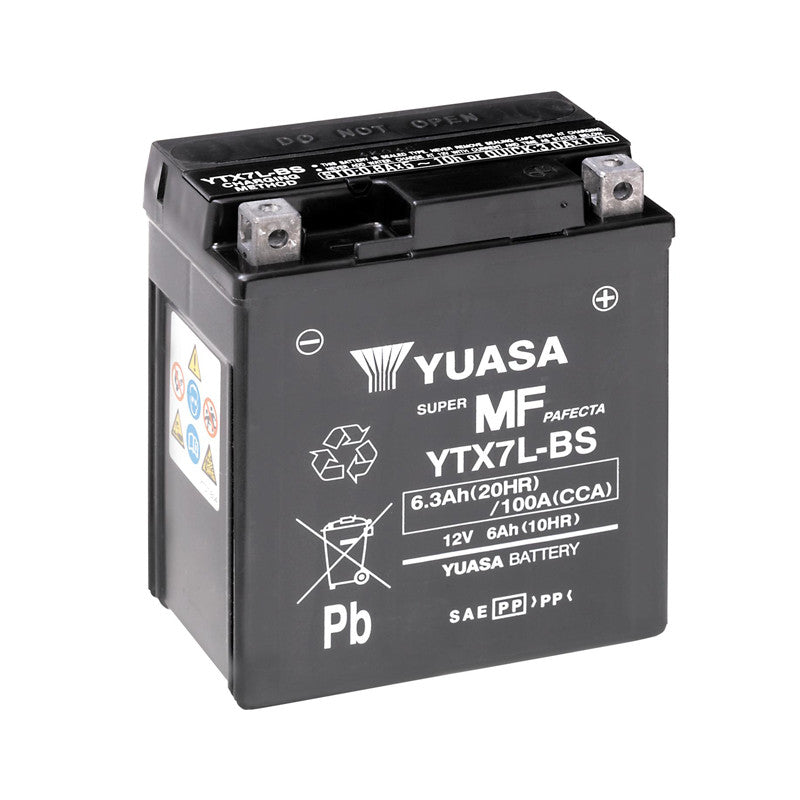 Batería Yuasa Sin Mantenimiento Combi Pack YTX7L-BS Cp