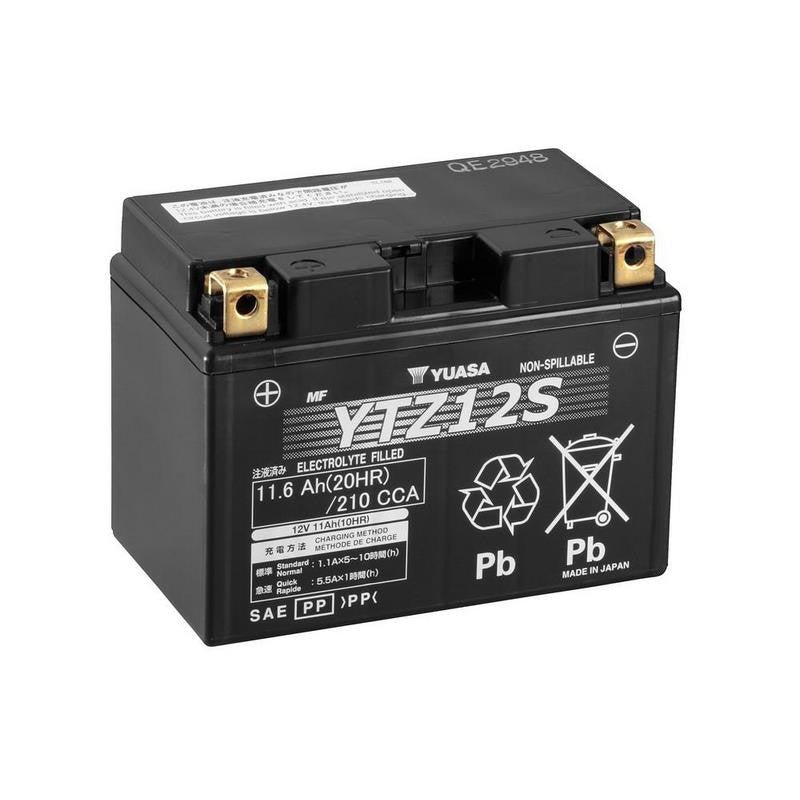 Batería Yuasa Alto Rendimiento Sin Mantenimiento YTZ12S Wc
