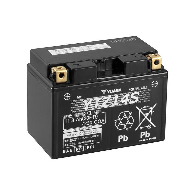 Batería Yuasa Alto Rendimiento Sin Mantenimiento YTZ14S Wc