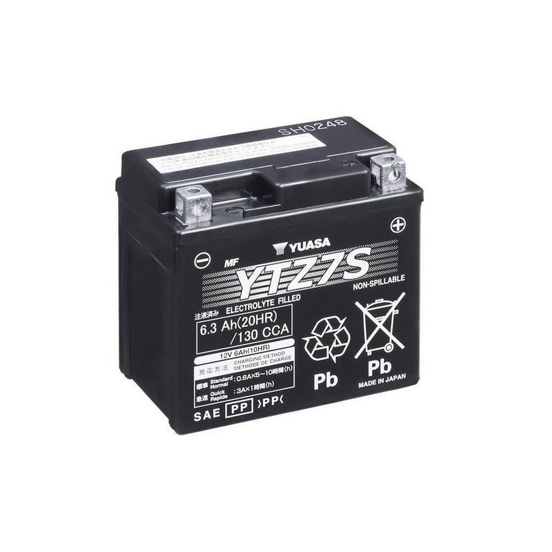Batería Yuasa Alto Rendimiento Sin Mantenimiento YTZ7S Wc