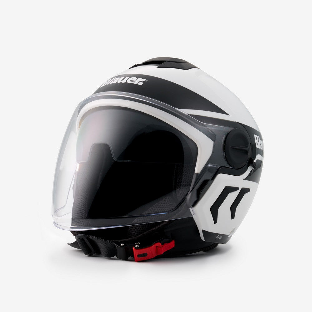 CASCO BLAUER DEMI JET DJ-01 BLANCO