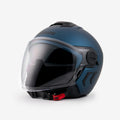 CASCO BLAUER DEMI JET DJ-01 MONOCOLOR AZUL MATE