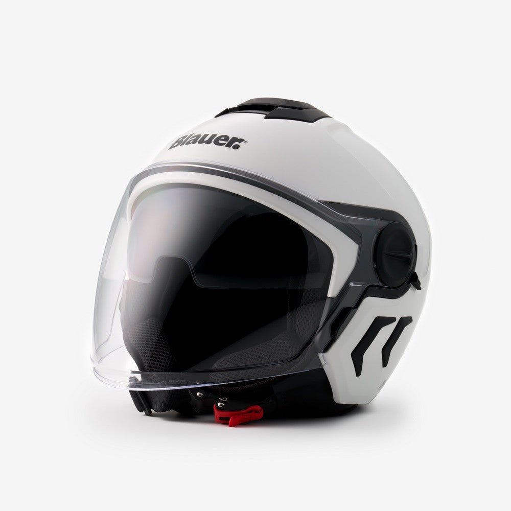 CASCO BLAUER DEMI JET DJ-01 MONOCOLOR BLANCO
