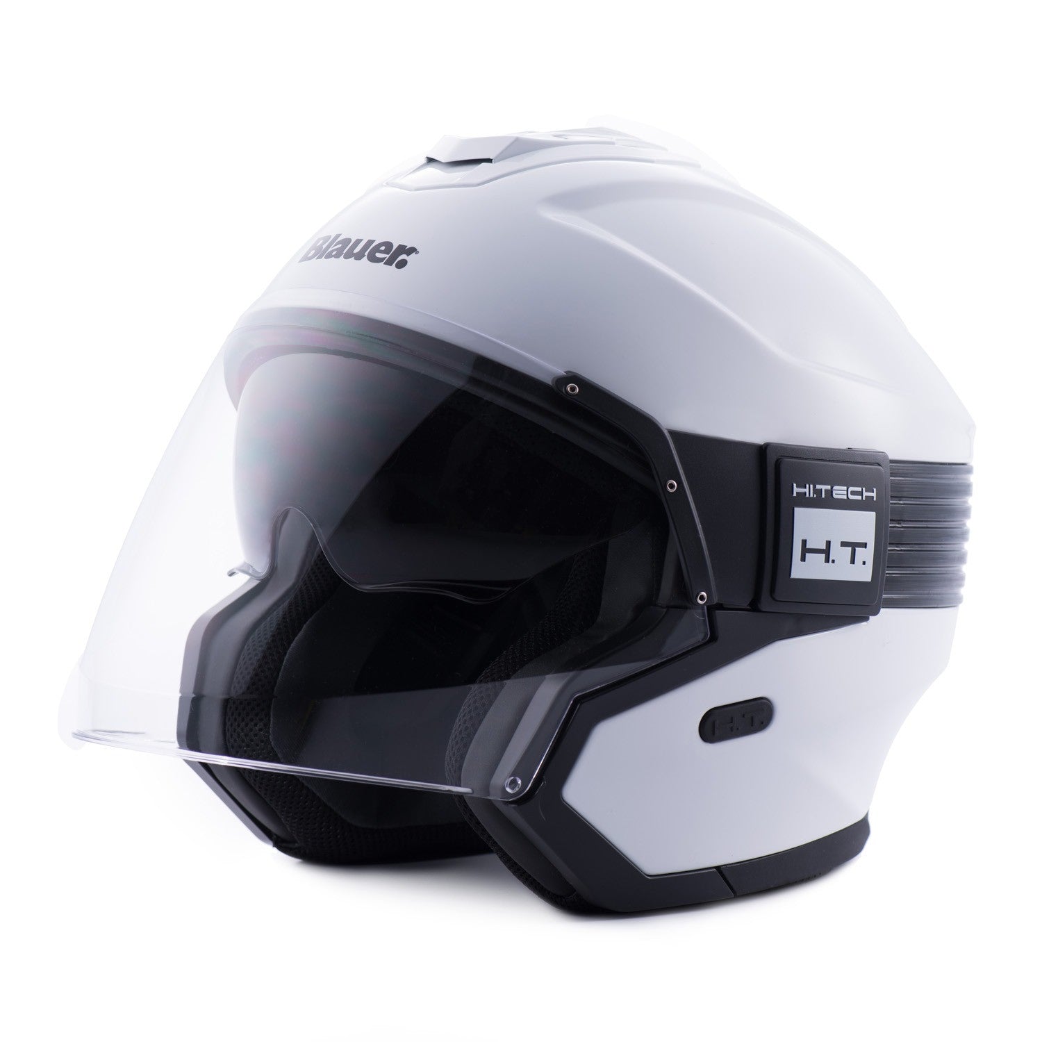 CASCO BLAUER HACKER BTR BLANCO / NEGRO