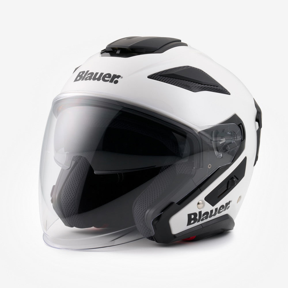 CASCO BLAUER JET JJ-01 MONOCOLOR BLANCO