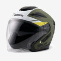 CASCO BLAUER JET JJ-01 VERDE MATE