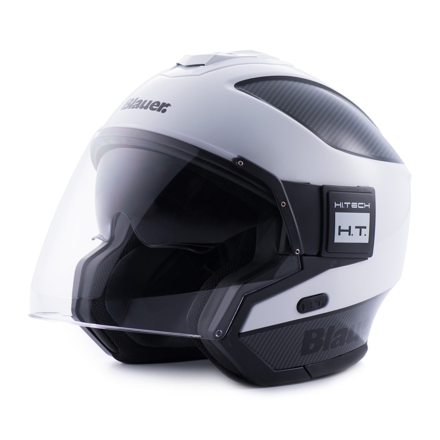 CASCO BLAUER SOLO BTR BLANCO / CARBONO / NEGRO