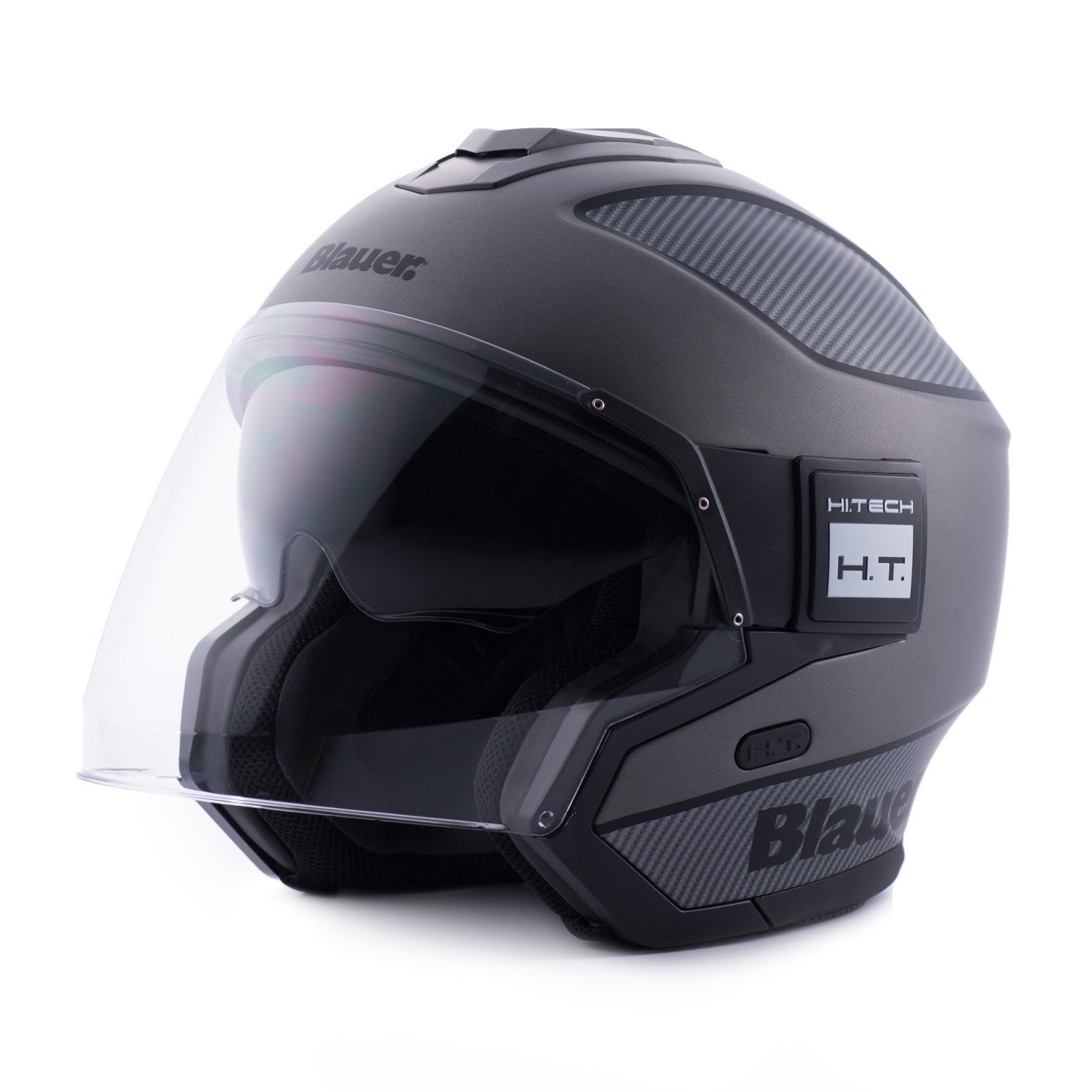 CASCO BLAUER SOLO BTR TITANIO / CARBONO / NEGRO MATE