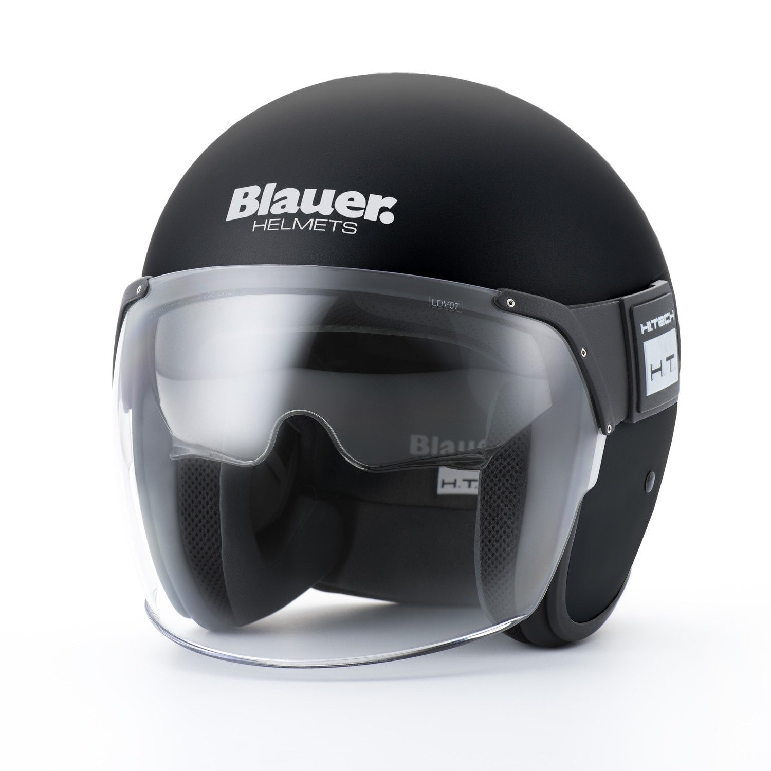 CASCO BLAUER POD 06 MONOCOLOR NEGRO MATE