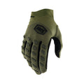 GUANTES 100% AIRMATIC VERDE MILITAR