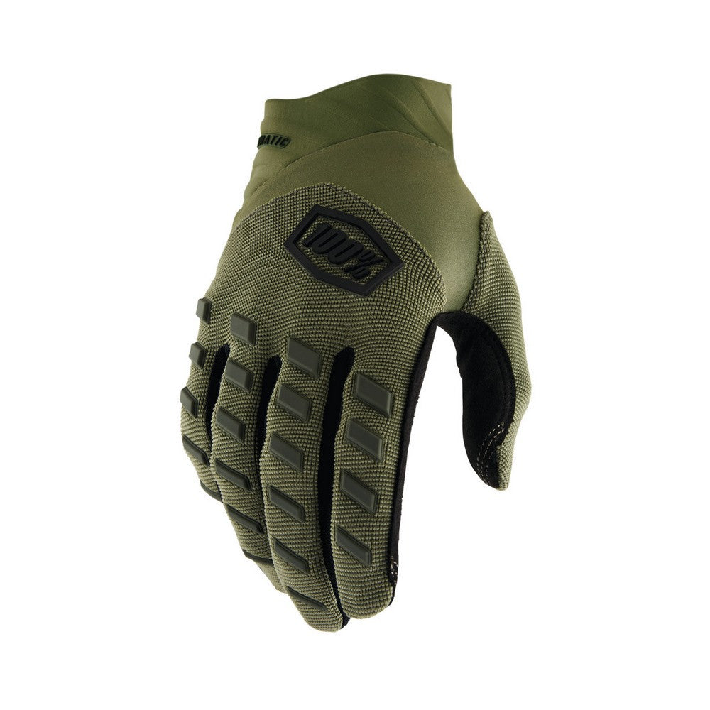 GUANTES 100% AIRMATIC VERDE MILITAR