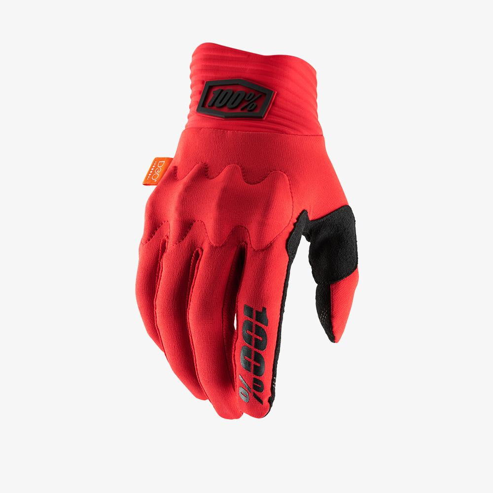 GUANTES 100% COGNITO ROJO / NEGRO